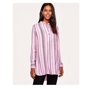 Anne Taylor Striped long sleeve shirt